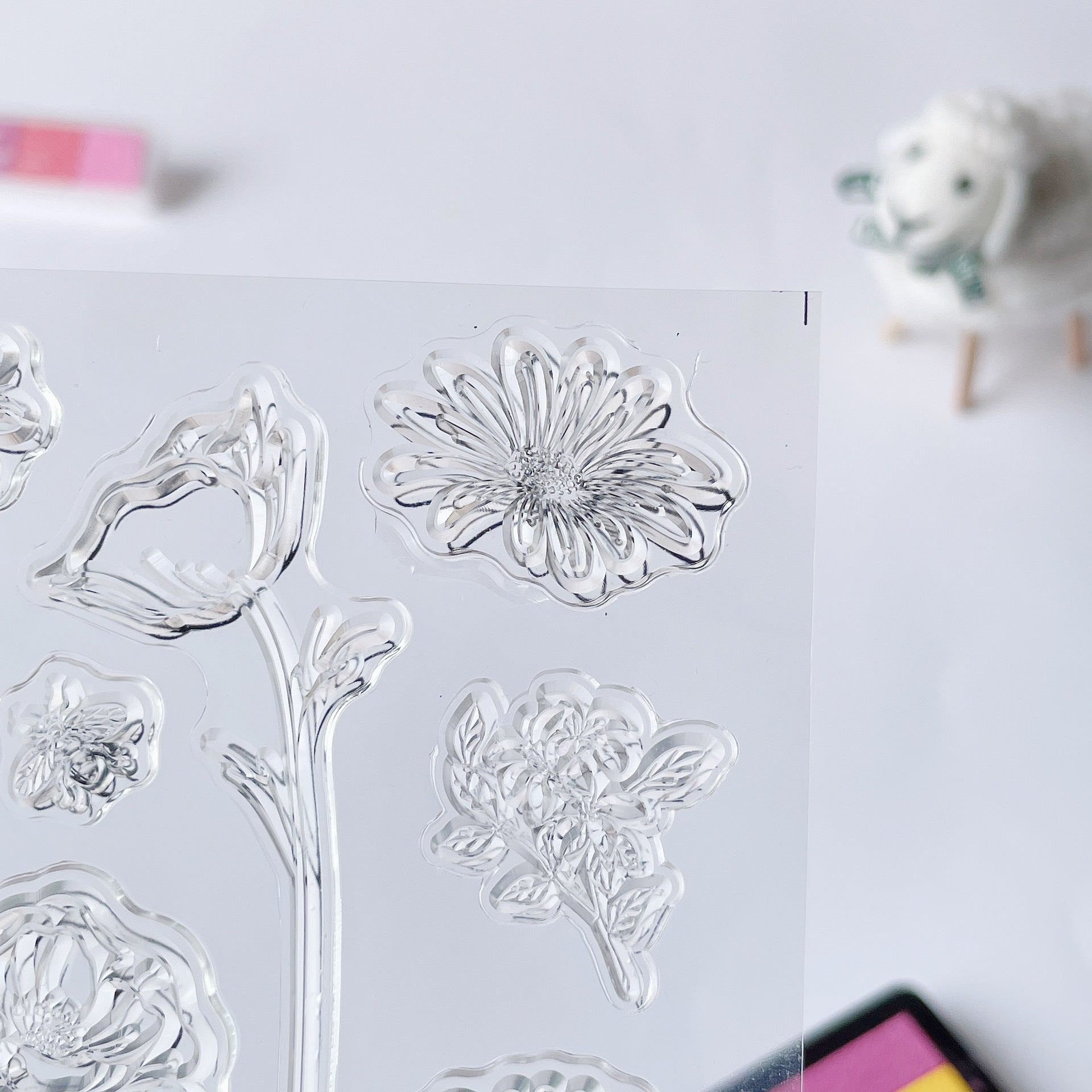 Lotus Transparent Silicone Stamp – DIY Journal & Scrapbooking Decoration - ViktaShop