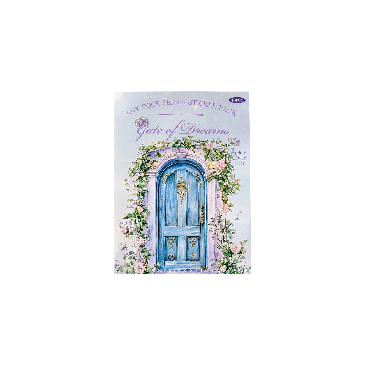 Sticker Pack - Any Door Series, Landscaping, Hard Card, 10 Pcs
