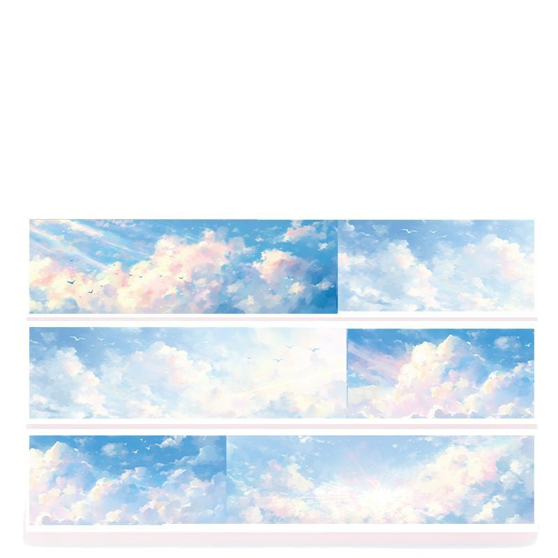 Sky Series Landscape PET Tape – Clouds, Lightning & Sunset, 2m - ViktaShop