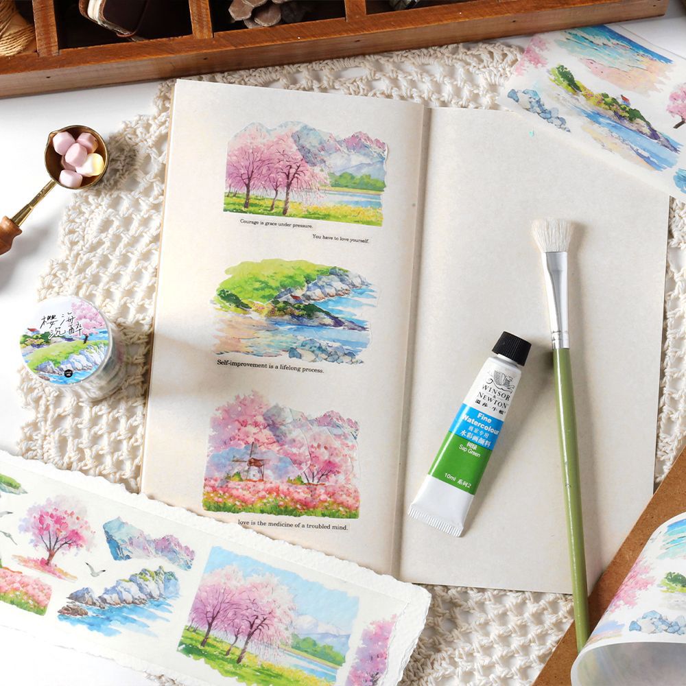 Washi Tape - Spring Breeze Series, 2m - ViktaShop