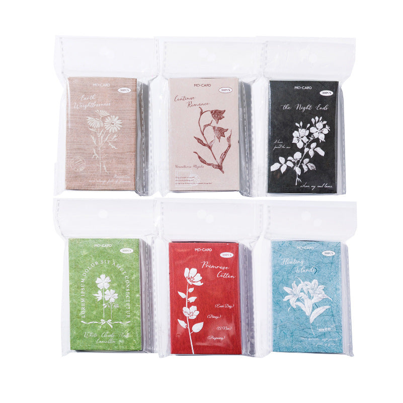 Relief Paper Stickers - Forest Overture, Flowers & Plants Theme, 30 Pcs - ViktaShop