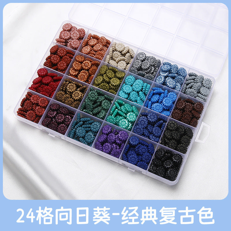 Vintage Transparent Fire Paint Wax Granules Set with Gold Powder - ViktaShop