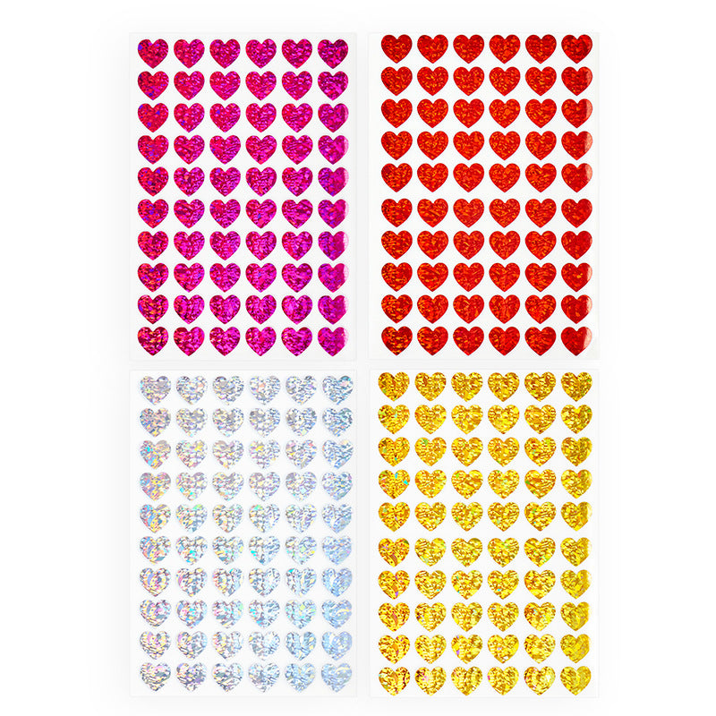 Laser Love Stickers – Small Valentine’s DIY Diary Decoration - ViktaShop