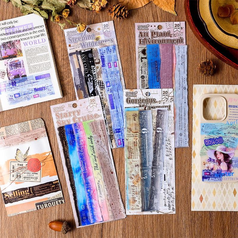 Cross-Border Long PET Stickers - ViktaShop