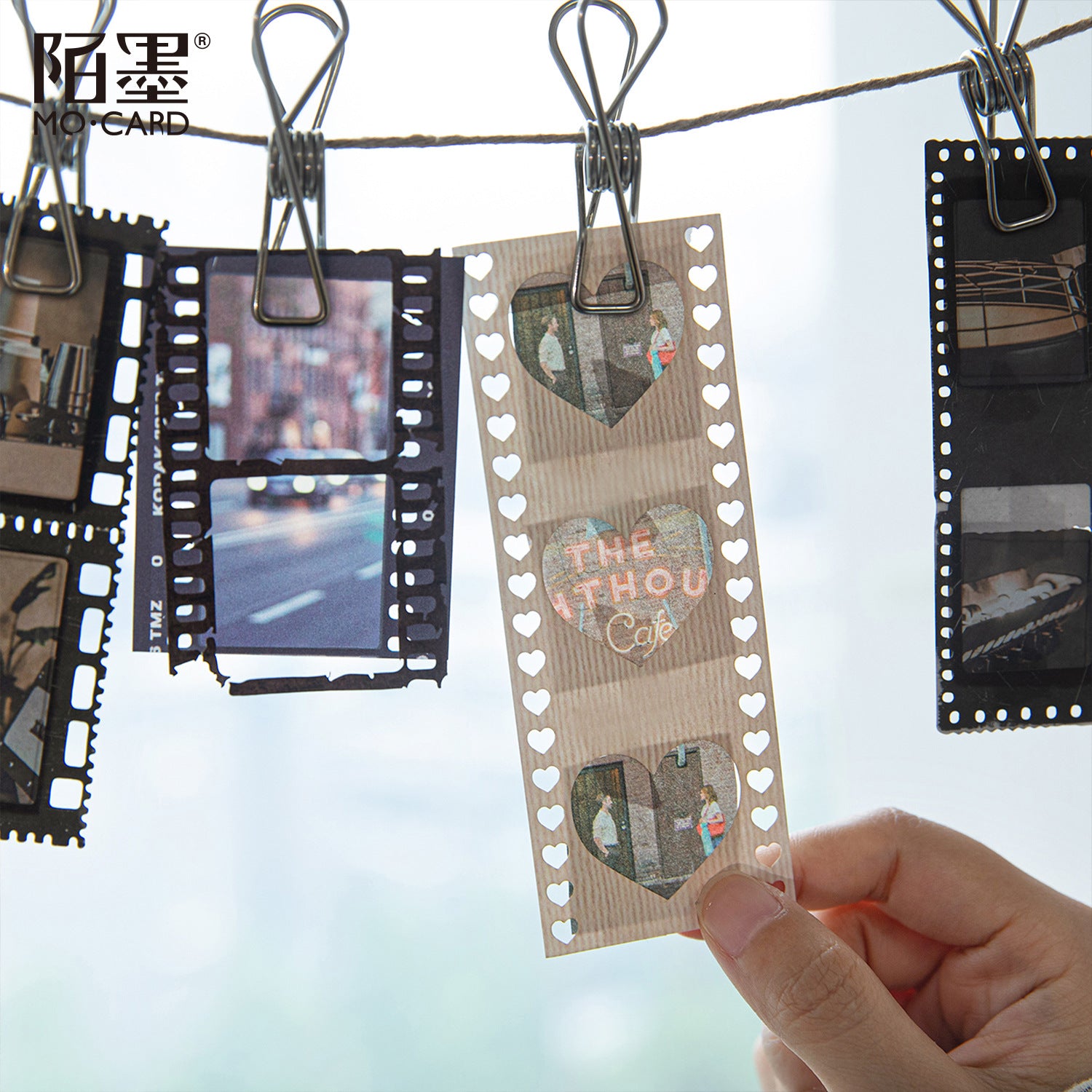 White Kraft Hollow Frame Cards – Time Frame Series, 4 Options - ViktaShop