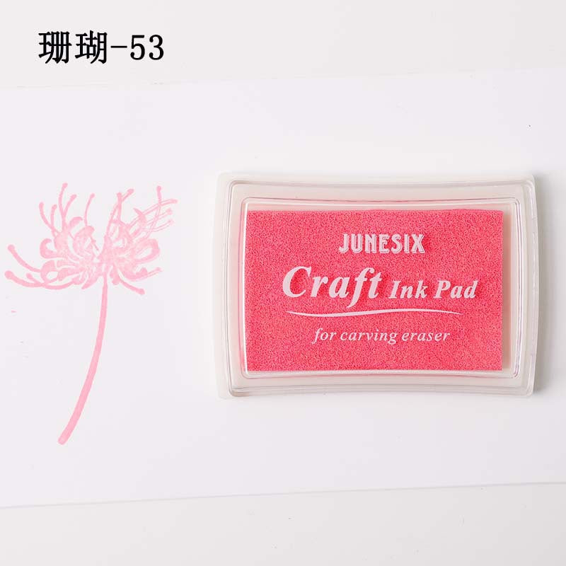 Korean Style 40-Color Ink Pad Set – Thick Sponge for DIY Stamping - ViktaShop
