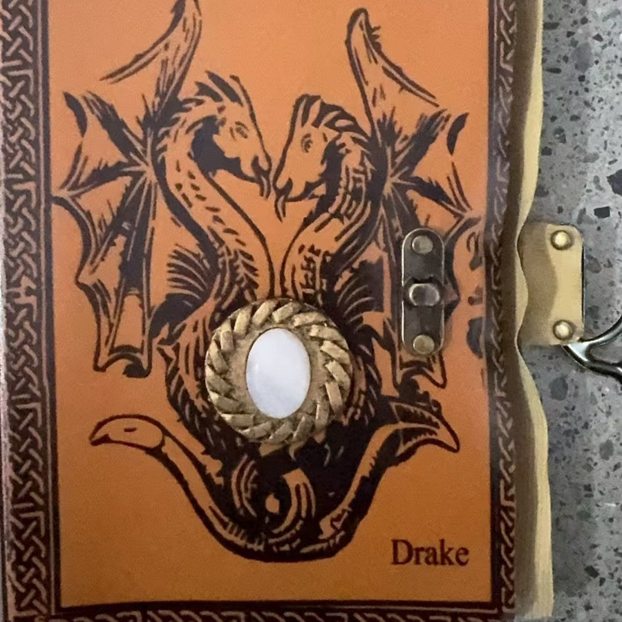 Medieval Retro Leather Notebook – DND Journal - ViktaShop