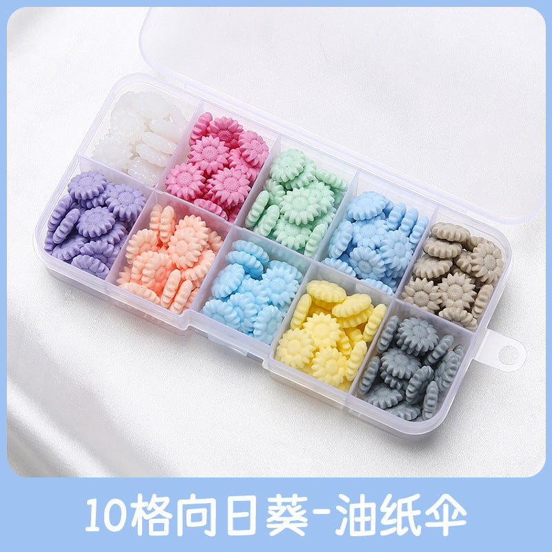 Vintage Transparent Fire Paint Wax Granules Set with Gold Powder - ViktaShop