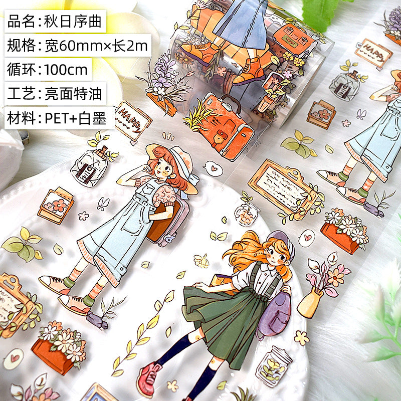 Donghong Landscape & Character PET Tape – 2 m - ViktaShop