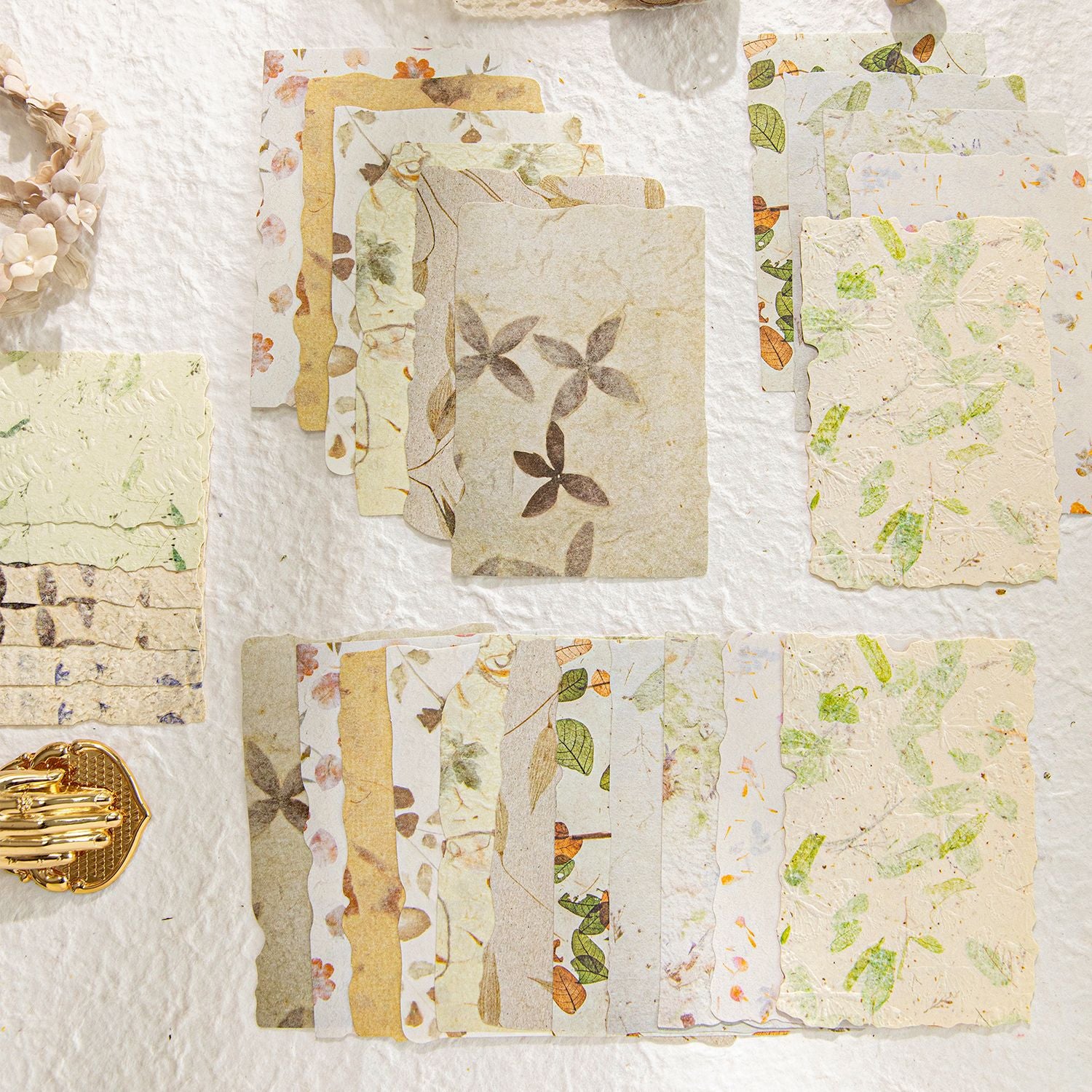 Vintage Light & Shadow Paper, 28 Sheets - ViktaShop