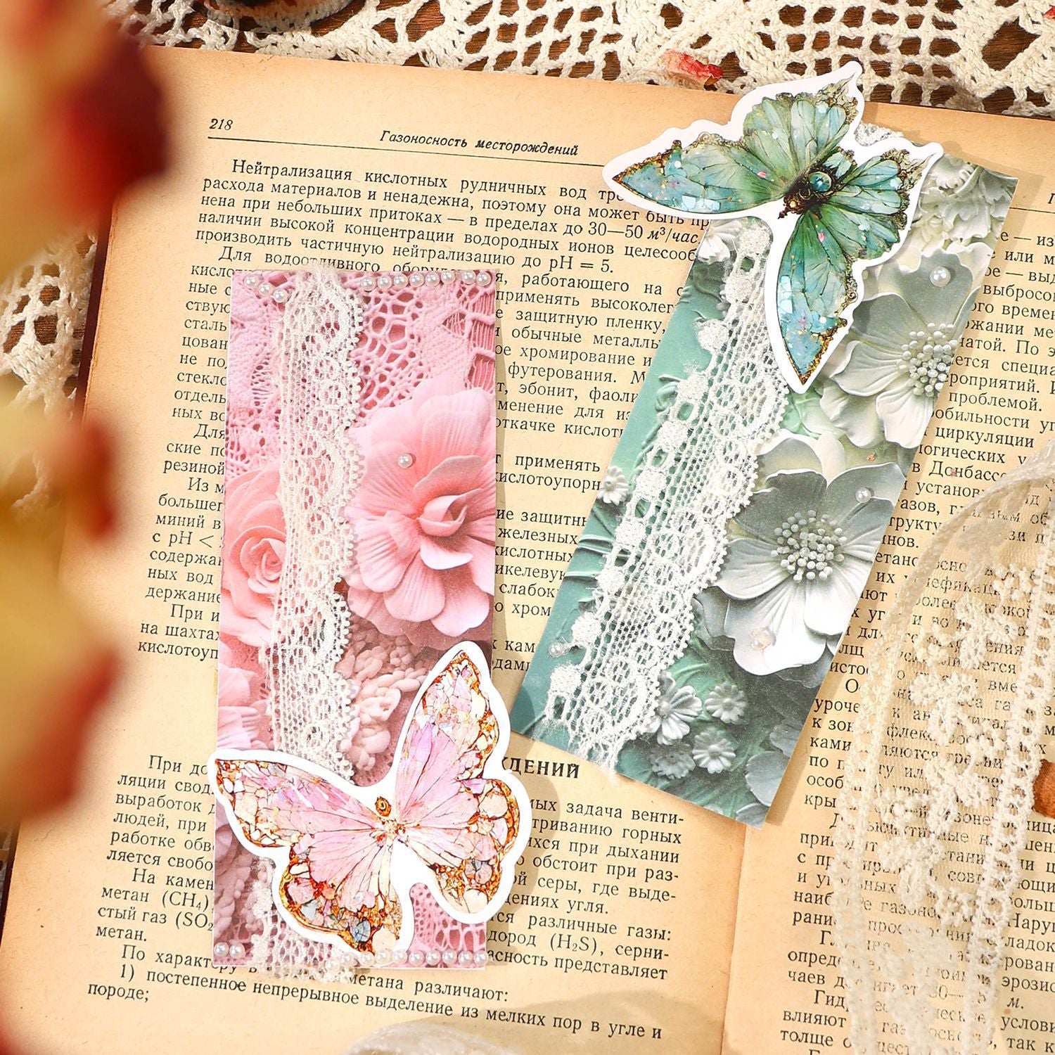 Versailles Princess Series – Ancient Forest Material Paper, 30 Pcs - ViktaShop