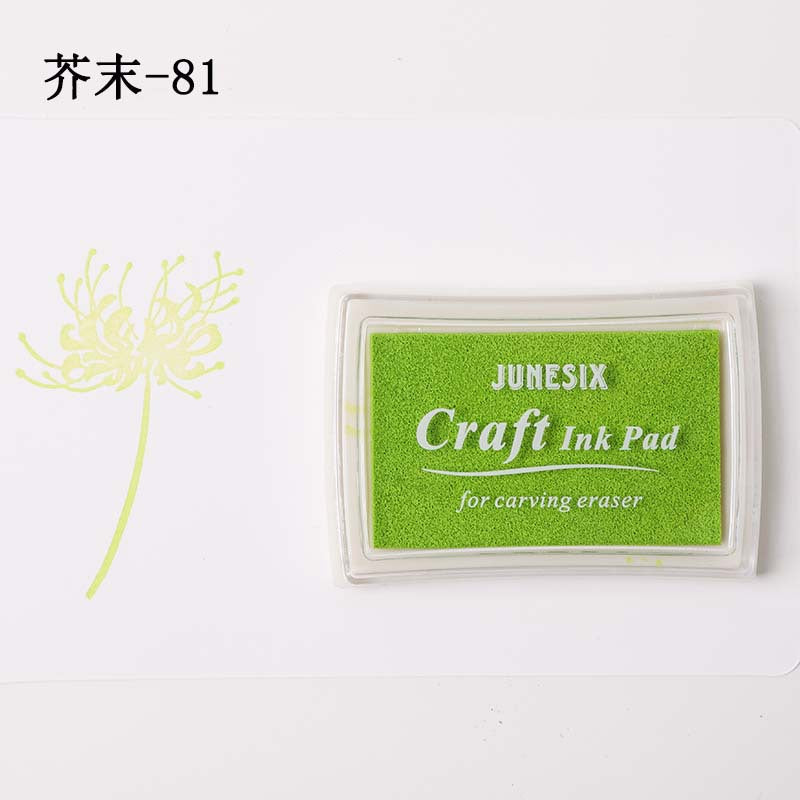 Korean Style 40-Color Ink Pad Set – Thick Sponge for DIY Stamping - ViktaShop