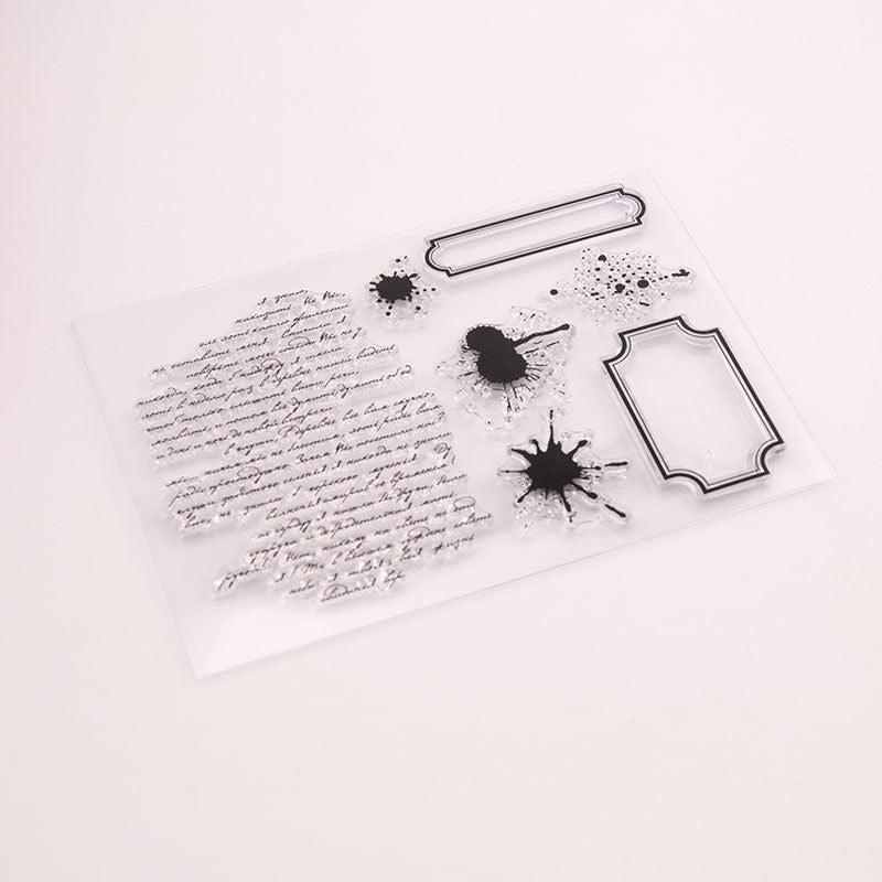 DIY Transparent Seal Stamp – Antique Text Design - ViktaShop