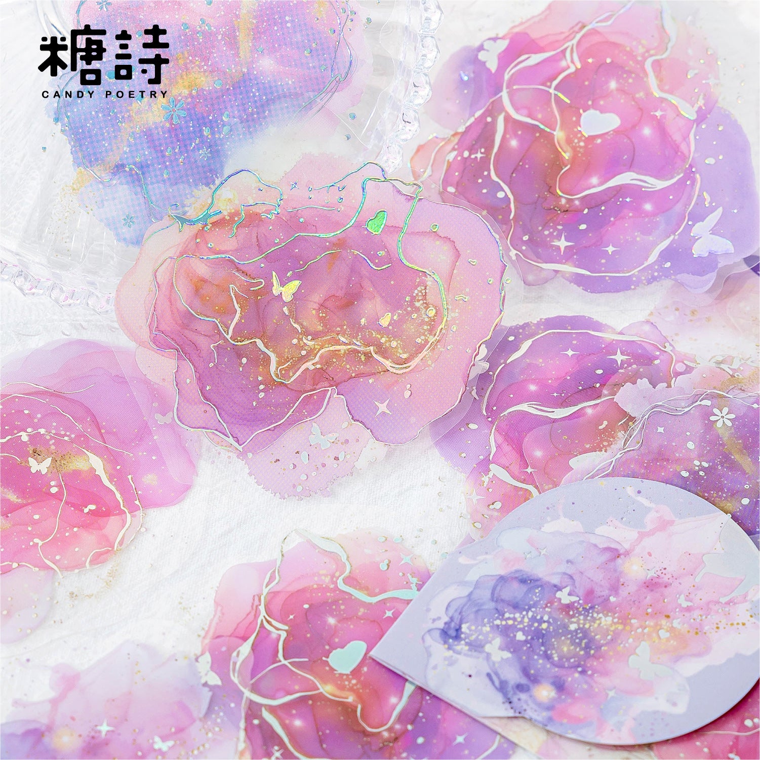 Watercolor PET Stickers - ViktaShop