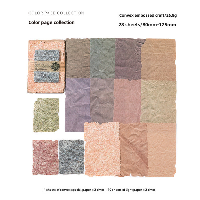 Vintage Light & Shadow Paper, 28 Sheets - ViktaShop