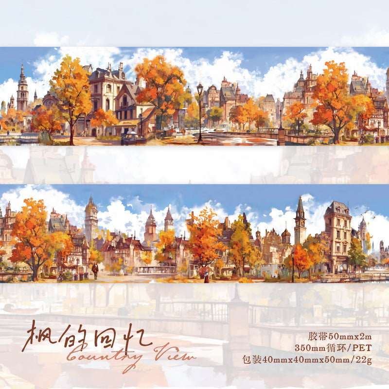 Travel Time Series – PET Tape, Travel Memory Landscape, 2m - ViktaShop