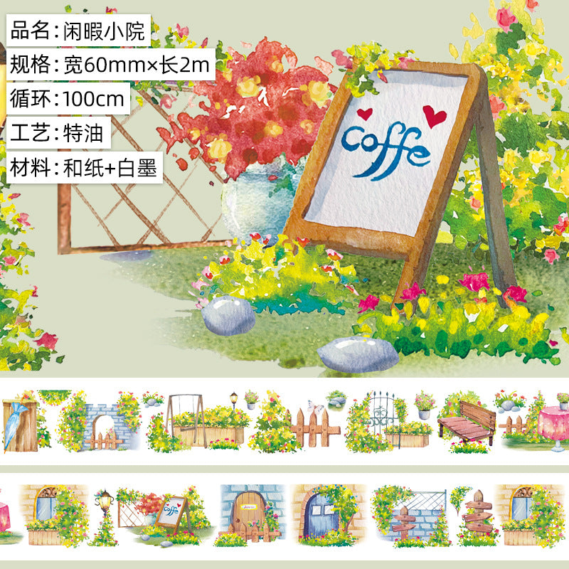 Donghong Landscape & Character PET Tape – 2 m - ViktaShop