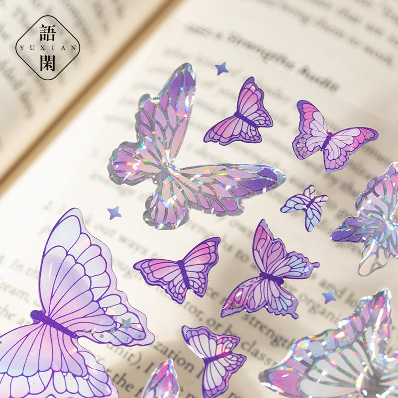 Brilliant Butterfly Series Stickers - ViktaShop