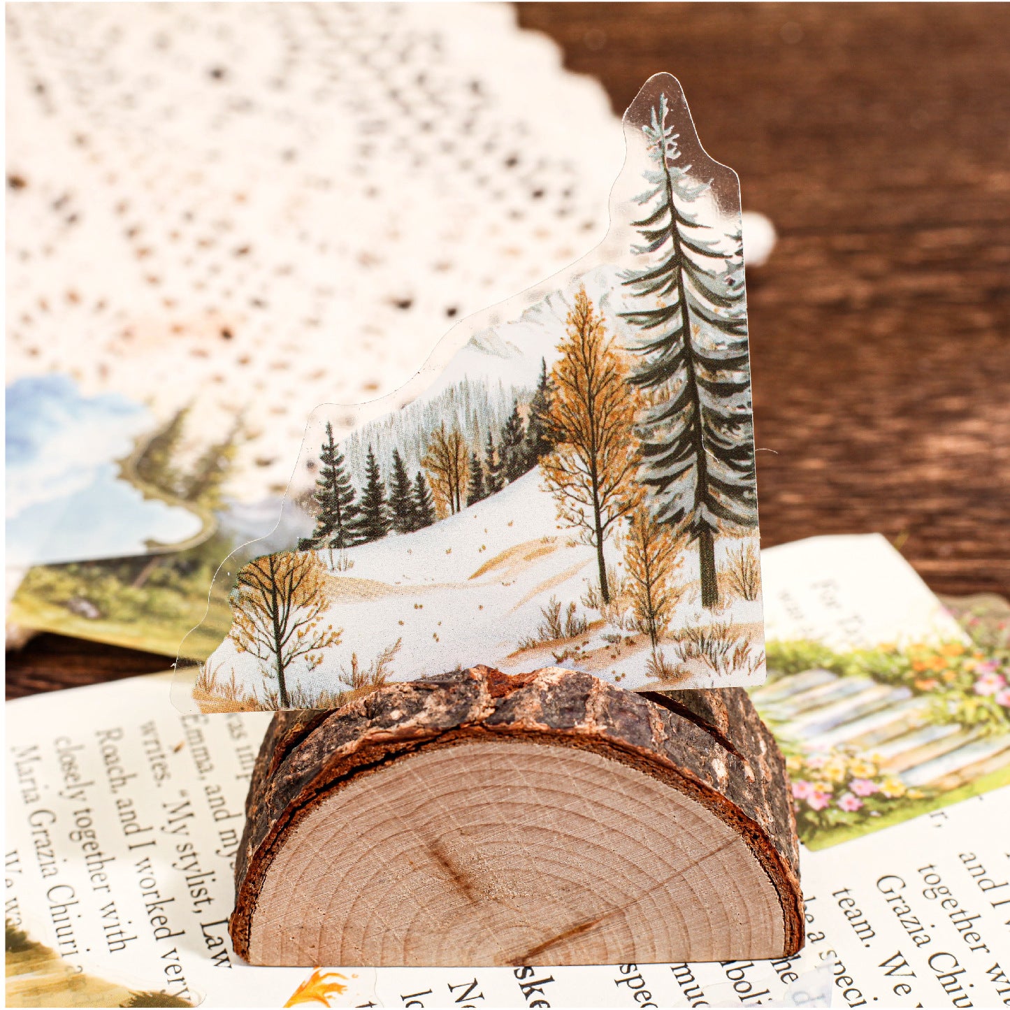 Natural Edge Stickers - PET - ViktaShop