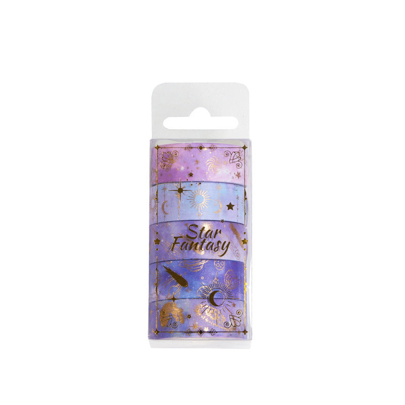Star Fantasy Bronzing & Paper Tape Gift Box, 2m - ViktaShop