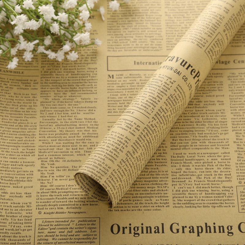 Retro Old Paper Scrapbooking Wall Stickers – Nostalgic Newspaper & Book Decoration, 12 Options - ViktaShop