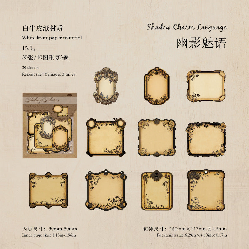 Super White Kraft Paper Labels - Label Pick Light Series, 6 Options - ViktaShop