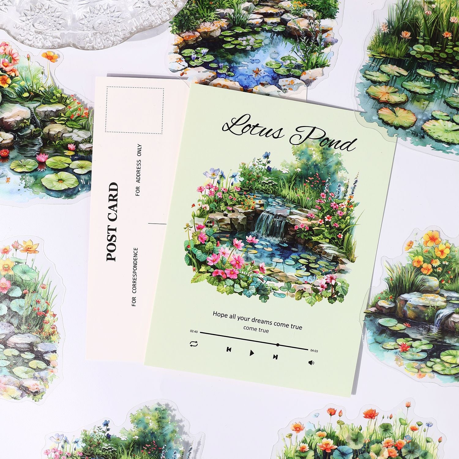 Ancient Forest PET Retro Sticker Bag - Flower Room Spring Series - ViktaShop
