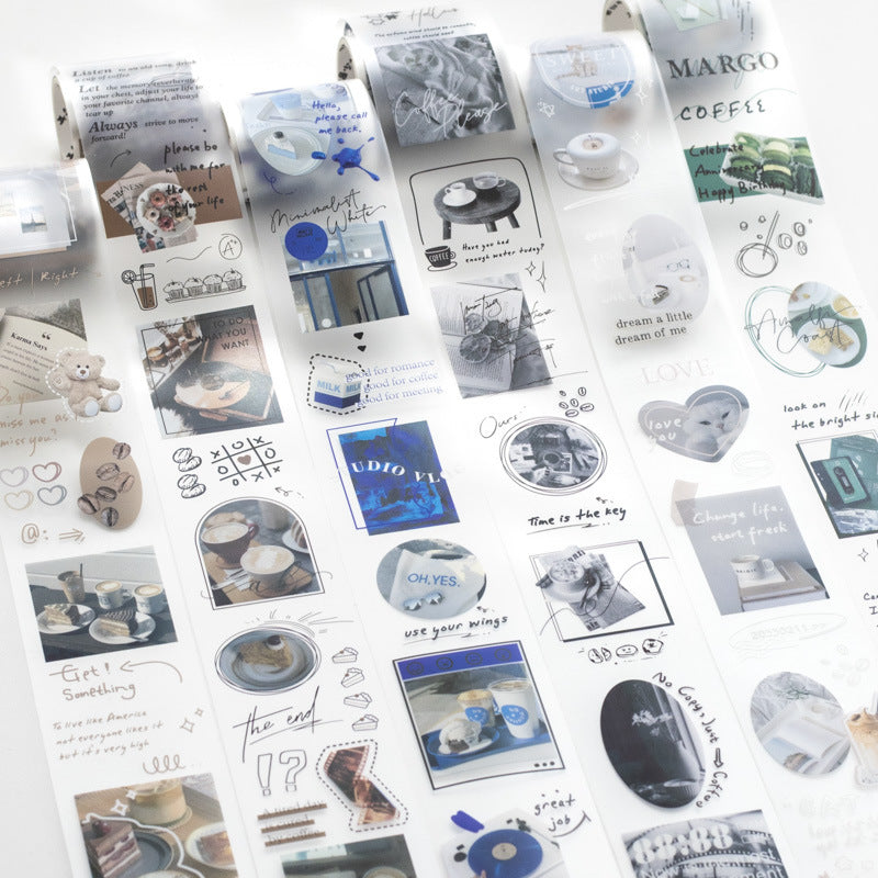 Coffee Poetry Series PET Tape - 6 Styles - ViktaShop