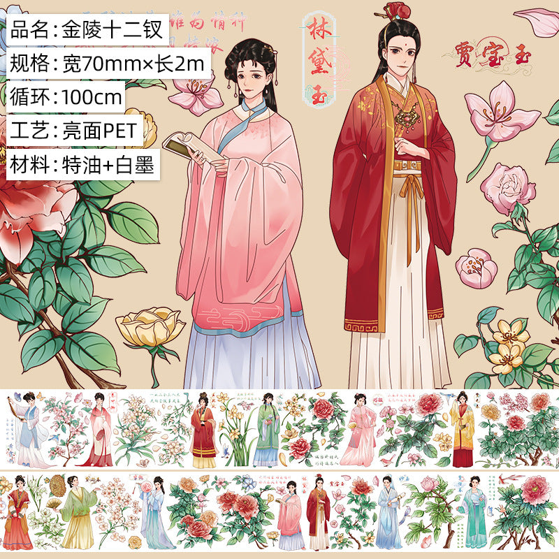 Antique Character PET Tape – Special Material for Journal Decoration - ViktaShop