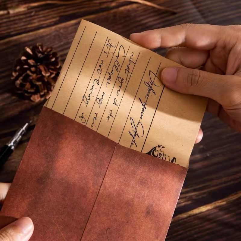 Vintage Chinese Style Love Letter Paper – Handwritten Greeting Card, 14 Options - ViktaShop