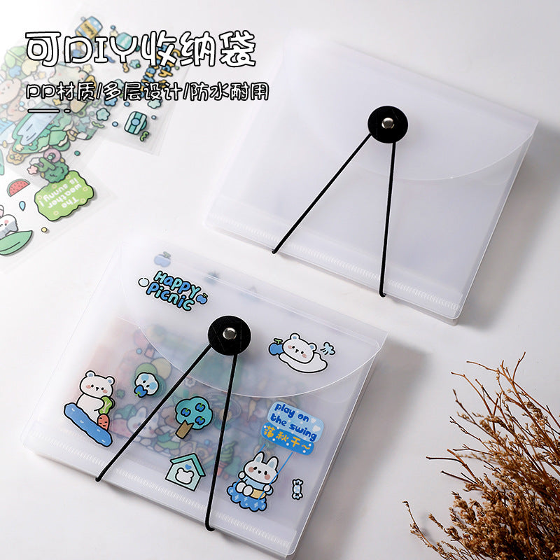 A6 Large Capacity Multi-Layer Sticker Storage Folder - ViktaShop