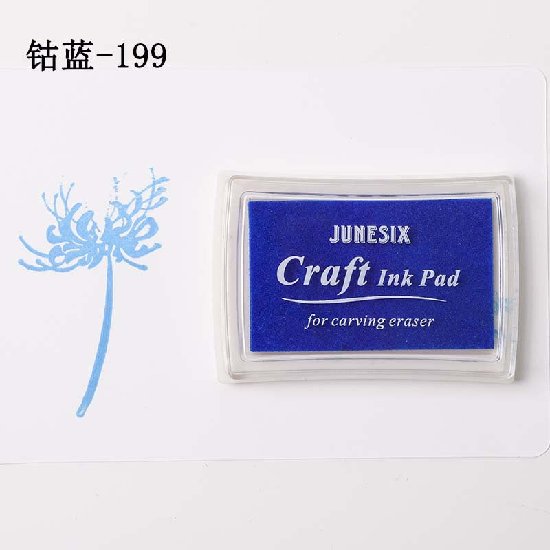 Korean Style 40-Color Ink Pad Set – Thick Sponge for DIY Stamping - ViktaShop