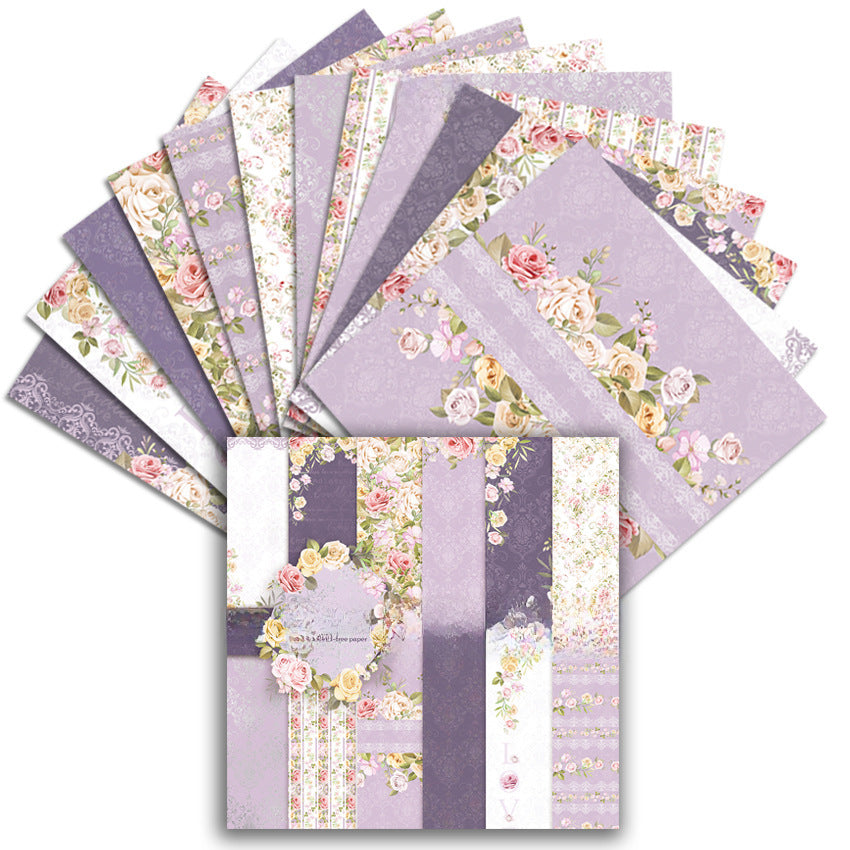 Pattern Paper Photo Album & Junk Journal Background - ViktaShop