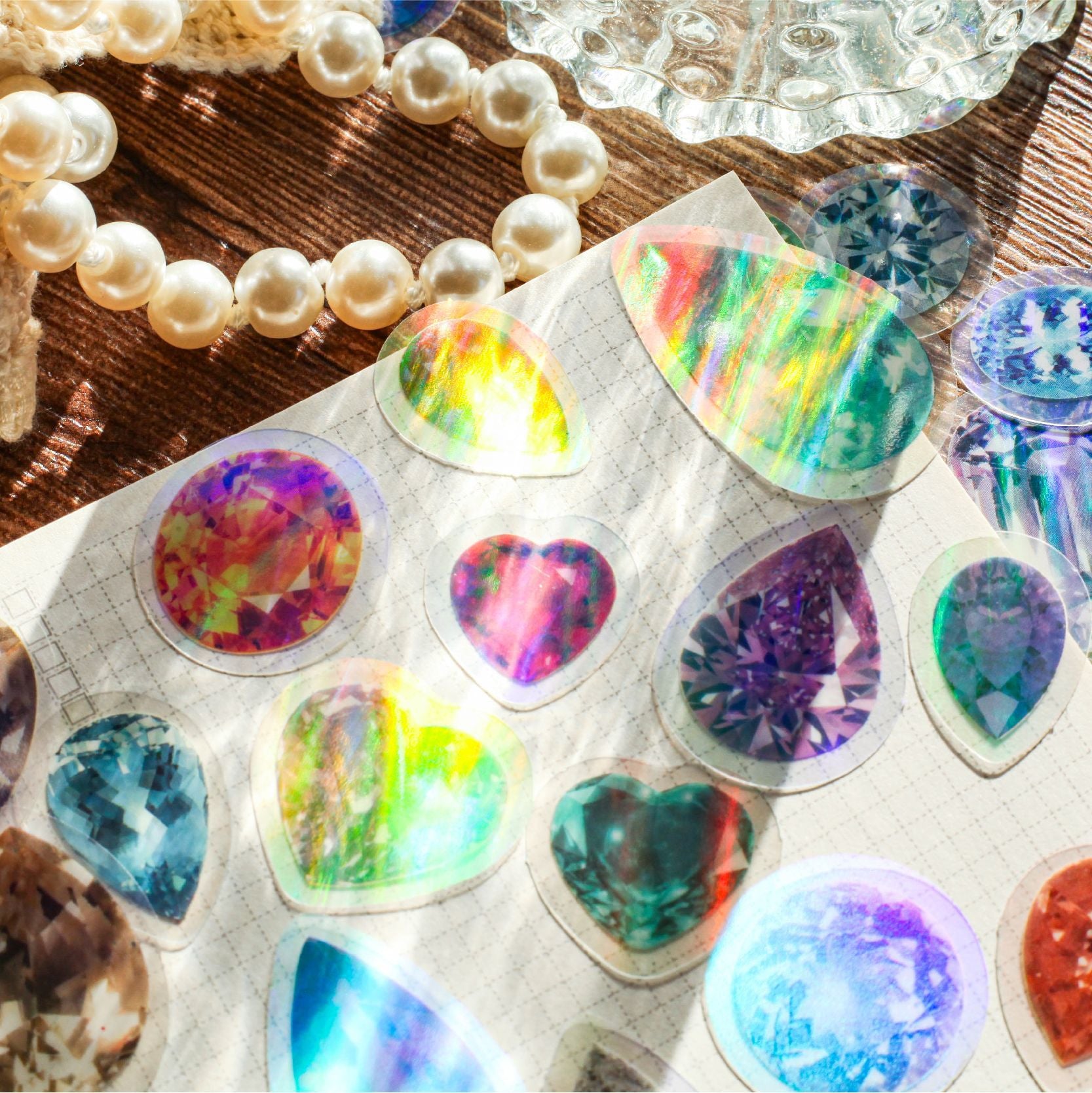 Gem Diamond Stickers - PET - ViktaShop