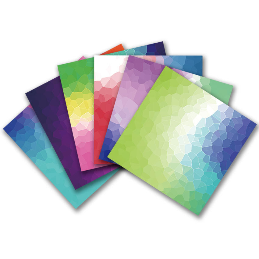 Rainbow Background Pattern Paper - 24 Sheets - ViktaShop