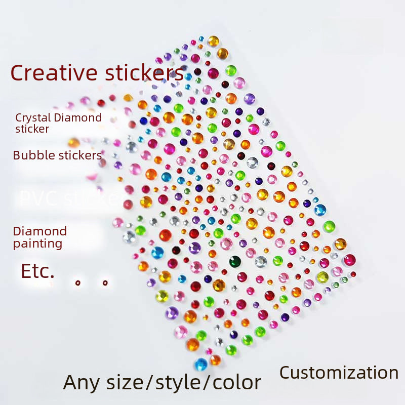Spot Diamond Stickers – Acrylic Flash Rhinestone - ViktaShop
