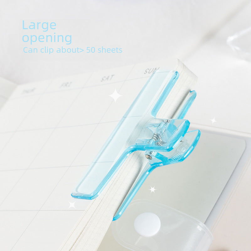 Transparent Acrylic Jelly Clip – Long Tail Stationery Clip - ViktaShop