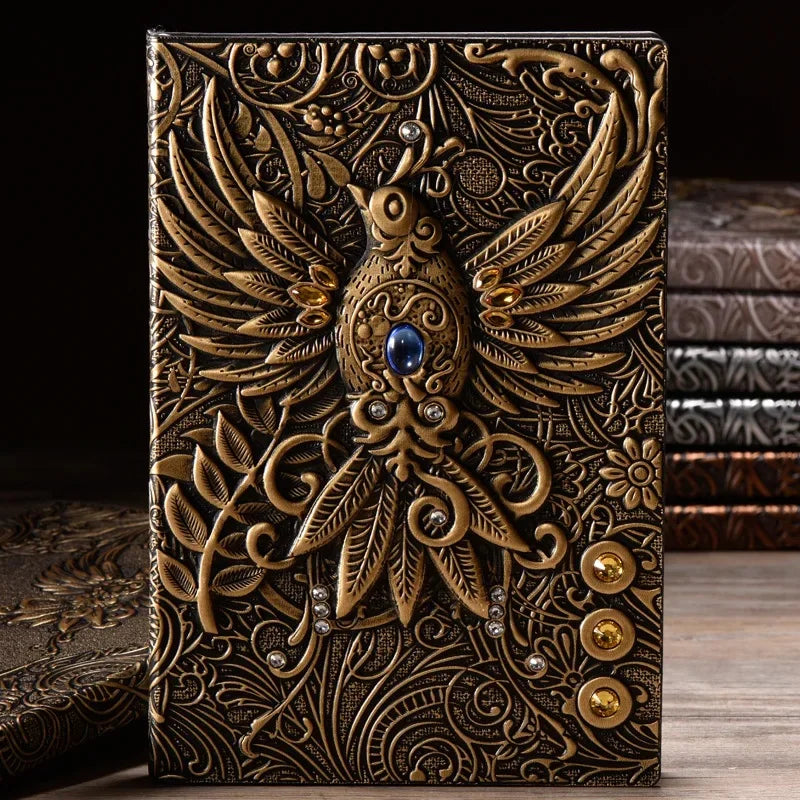 European Retro PU Travel Notebook – Vintage Softcover Diary, 4 Options - ViktaShop