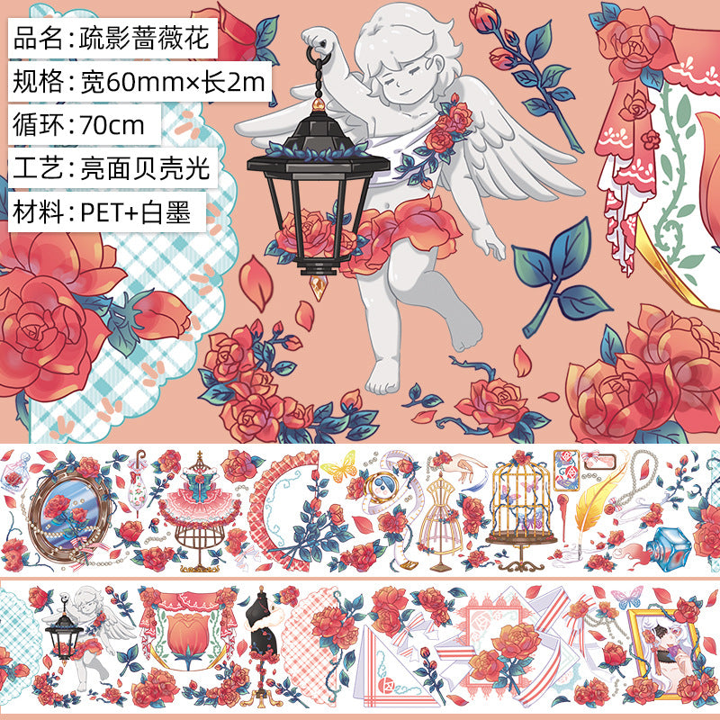 PET Special Oil Hand Lace Tape - Flower Material - 2m - ViktaShop