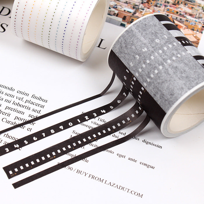 Dotted Line Film Set – Decoration and Paper Tape, 3m - ViktaShop