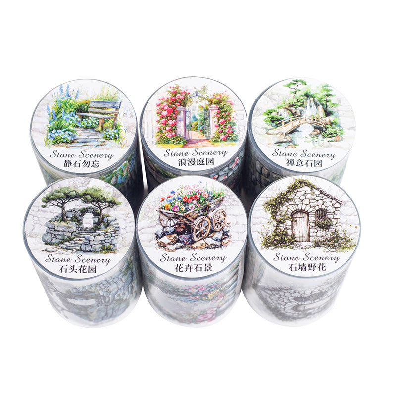 Garden Landscape PET Tape – Stone Small View Series, 2m - ViktaShop