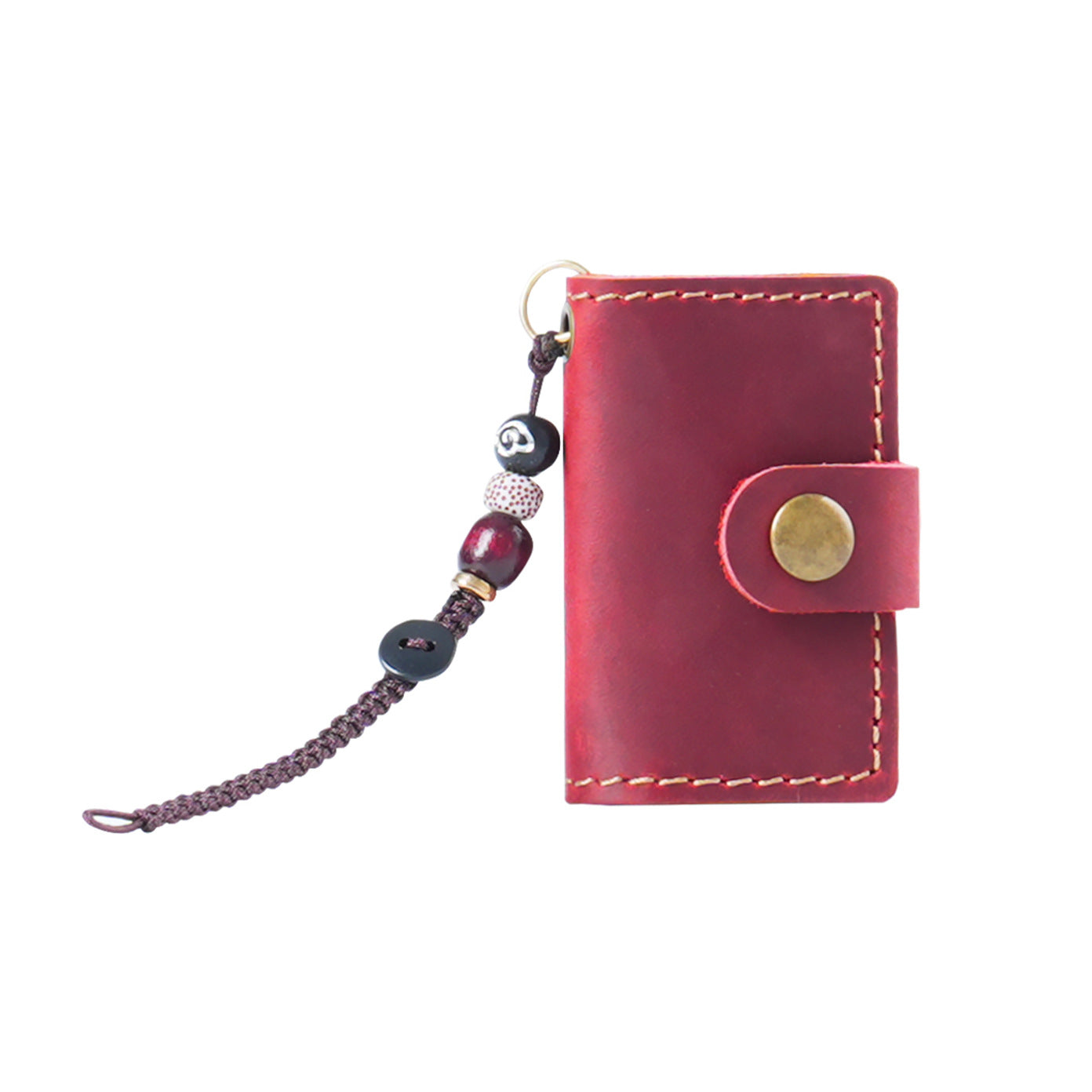 Traveler’s Mini TN Notebook – Handmade Cowhide Pendant - ViktaShop