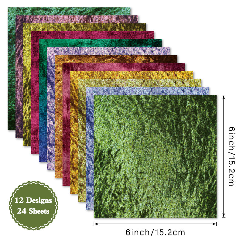 Velour material paper background 10 sheets