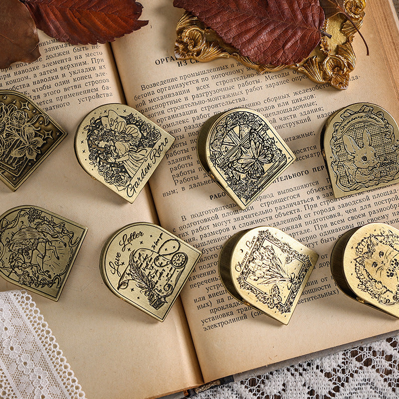 Stars & Mori Retro Metal Clip – Wide Copper Hand Account Clip, 8 Options - ViktaShop