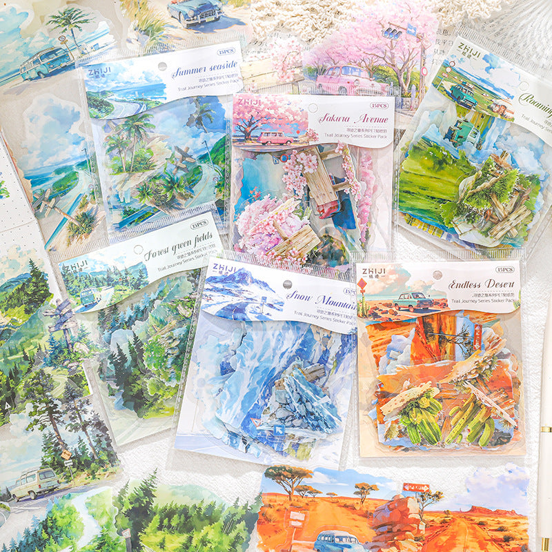 Journey Series PET Stickers - ViktaShop