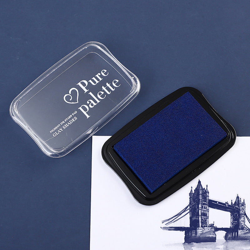 Retro Color Ink Pad – 12 Color Options, for Finger Painting & Stamp DIY - ViktaShop