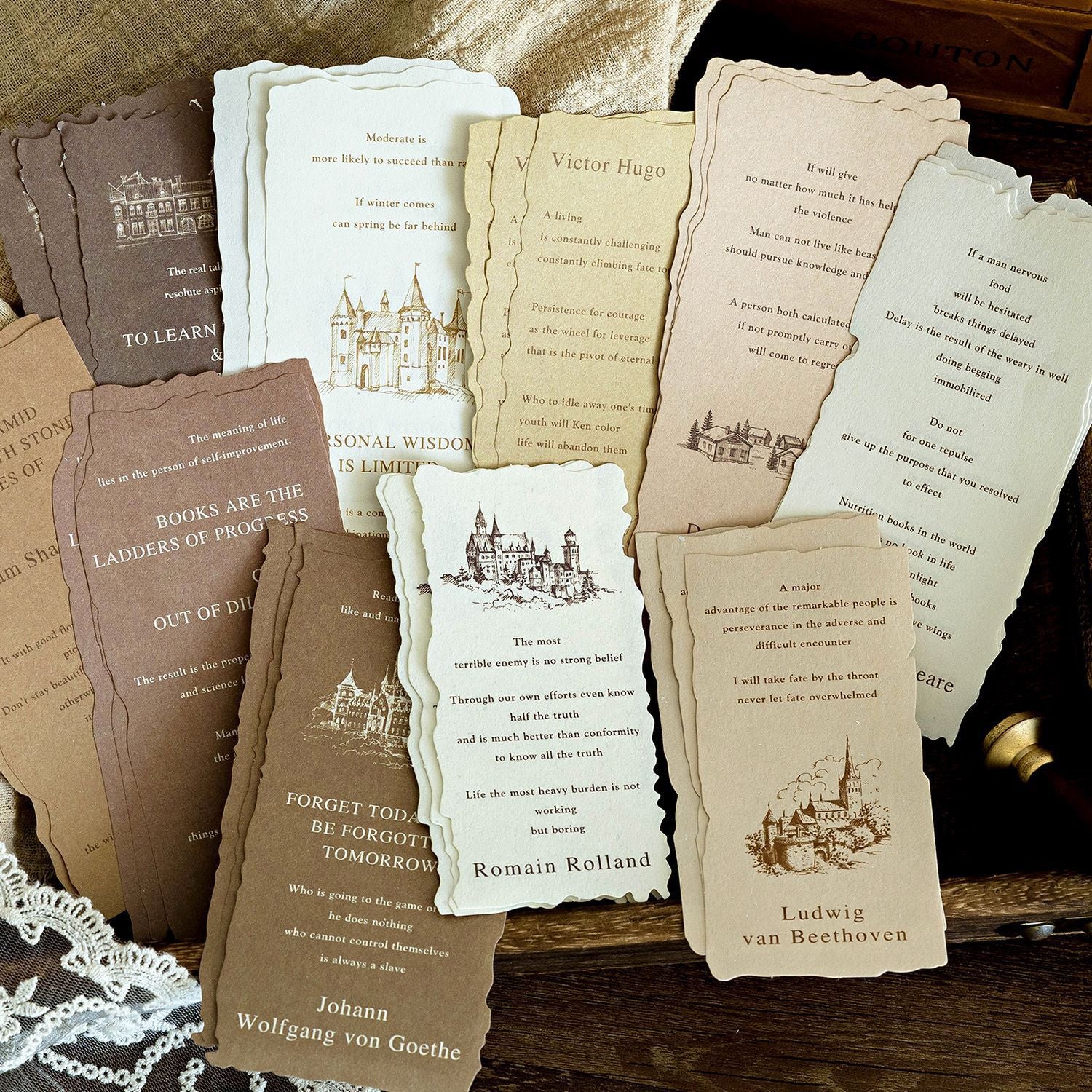 Paper Poetry Series - Retro Art Collage Material Paper, 30 Sheets - ViktaShop