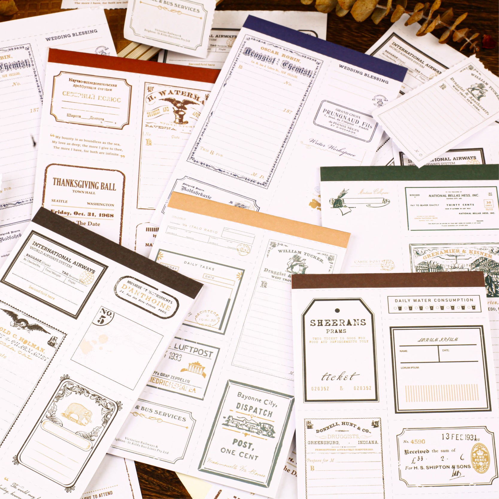 Tearable Notes - Letterhead Series, 30 Pcs - ViktaShop