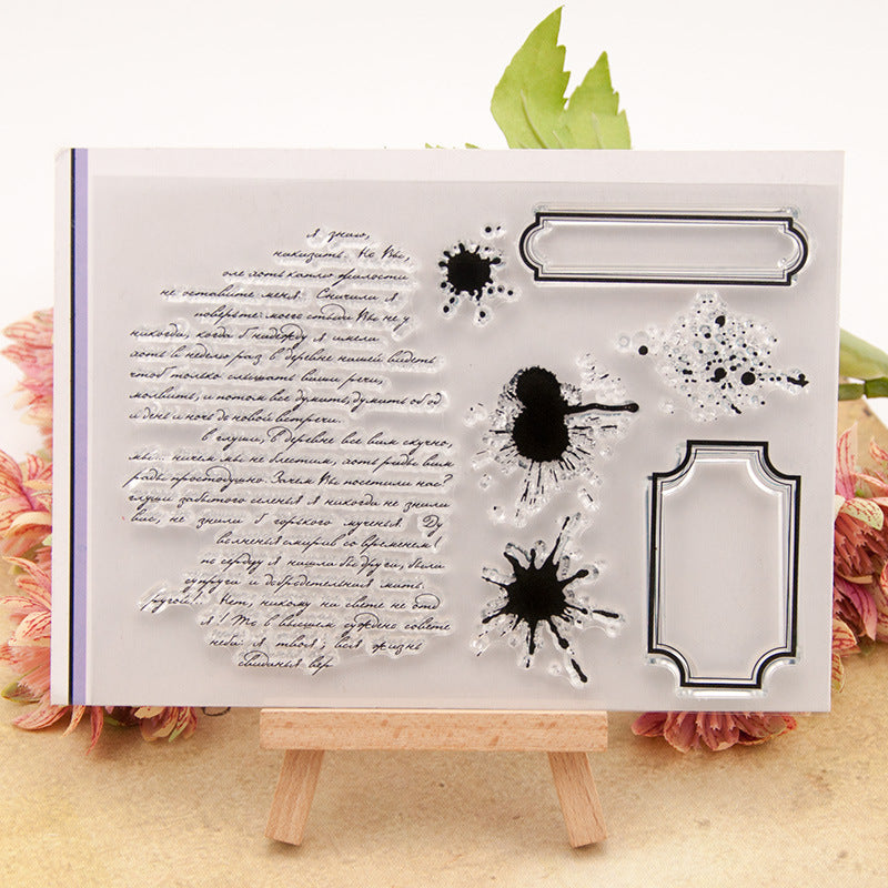 DIY Transparent Seal Stamp – Antique Text Design - ViktaShop