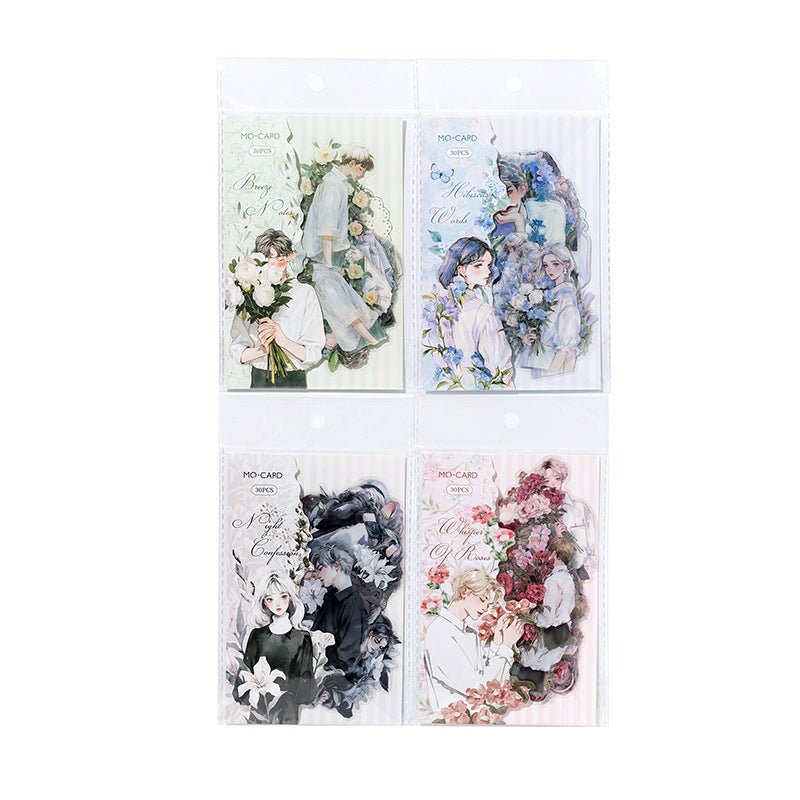 PET Sticker Pack – In the Mood for Love Series, 30 Pcs - ViktaShop